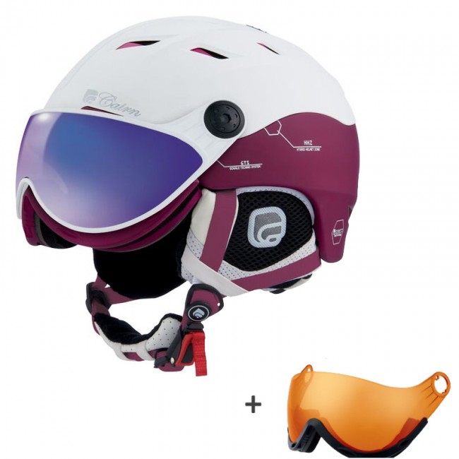 Cairn Spectral Visor Magnet Ium Ski Helmet With Whitered cairn kopen in de aanbieding Cairn Spectral Visor Magnet Ium Ski Helmet With Whitered cairn kopen in de aanbieding