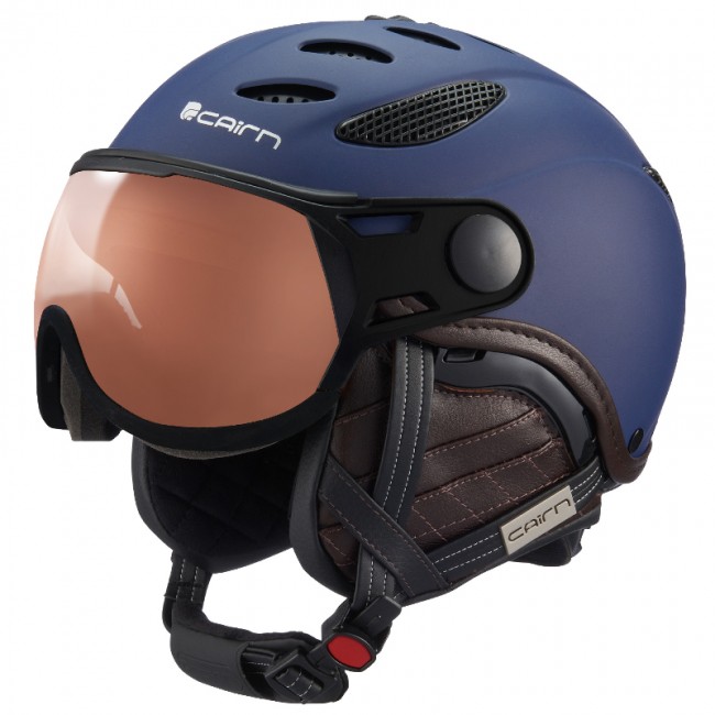 Cairn Cosmos Photochromic Ski Helmet With Visor Blue cairn kopen in de aanbieding Cairn Cosmos Photochromic Ski Helmet With Visor Blue cairn kopen in de aanbieding